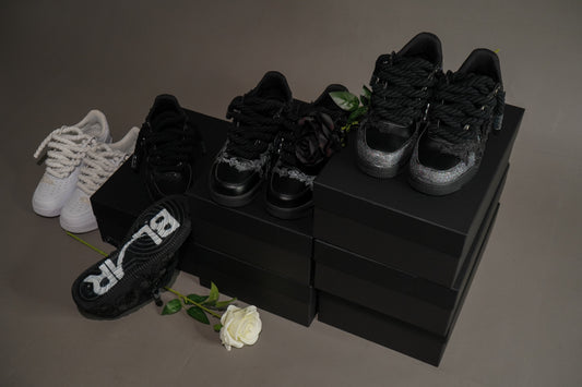 How to Style Custom Nike Air Force 1 - BL4IR