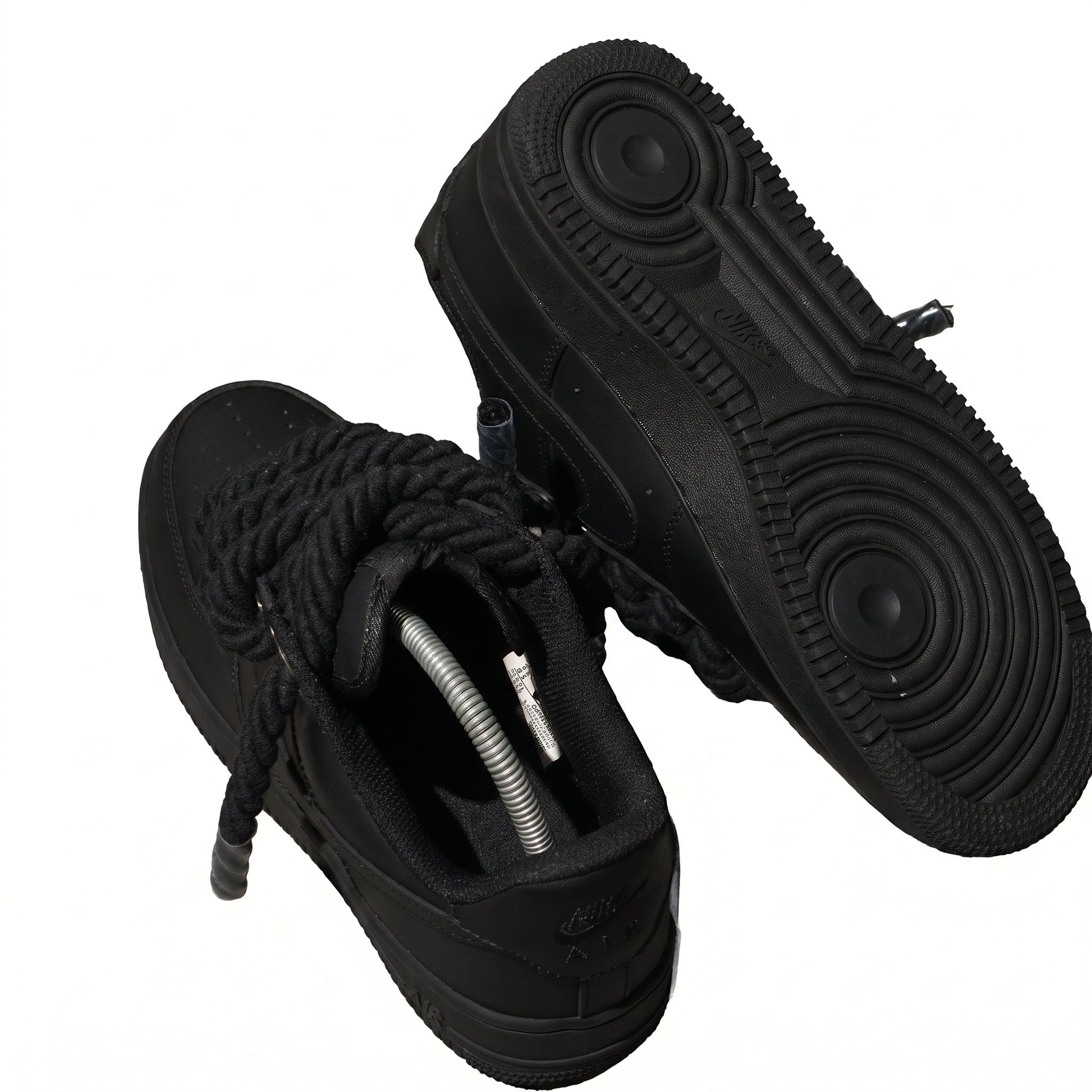 Custom Air Force 1 Black Rope Laces – BL4IR - BL4IR