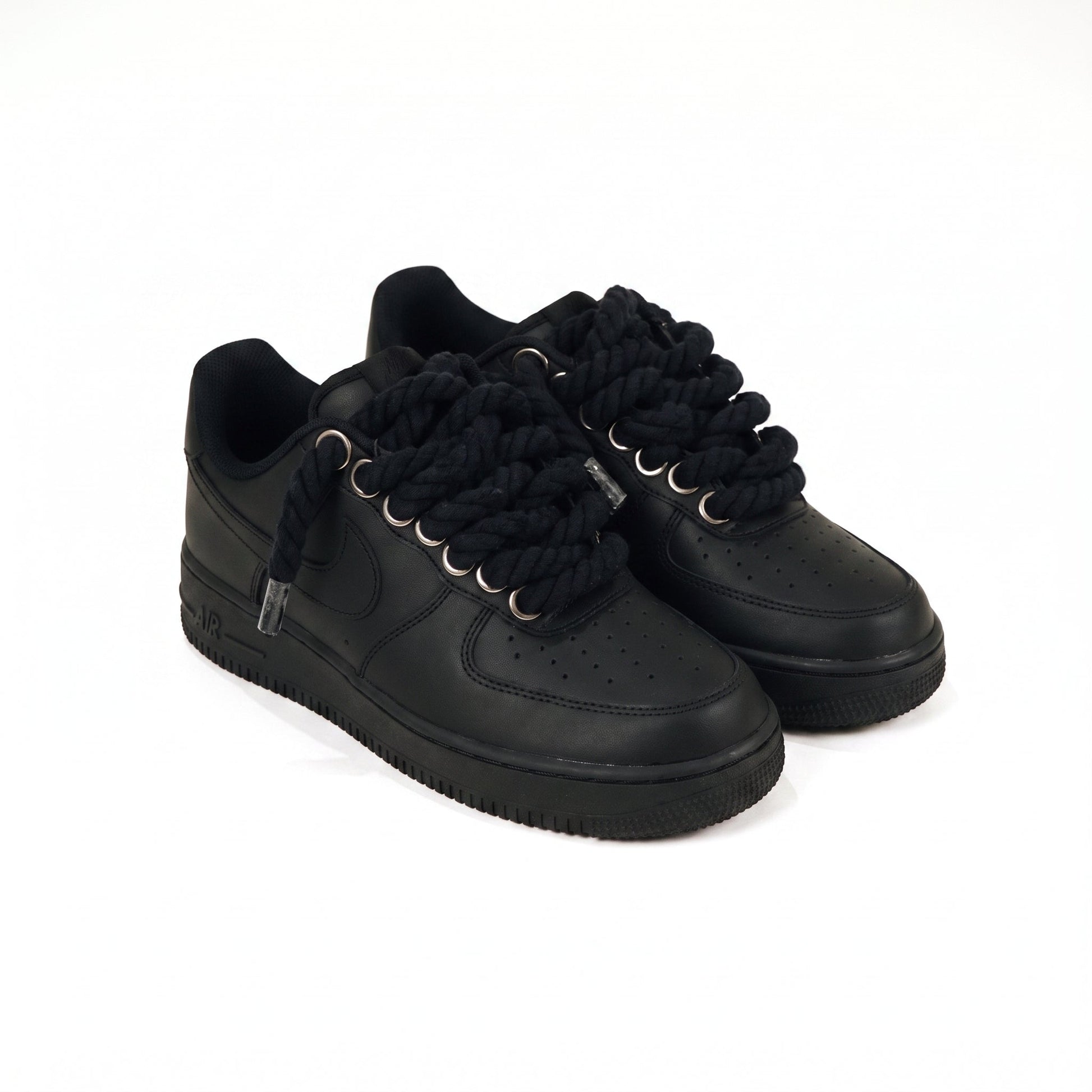 Custom Air Force 1 Black Rope Laces – BL4IR - BL4IR