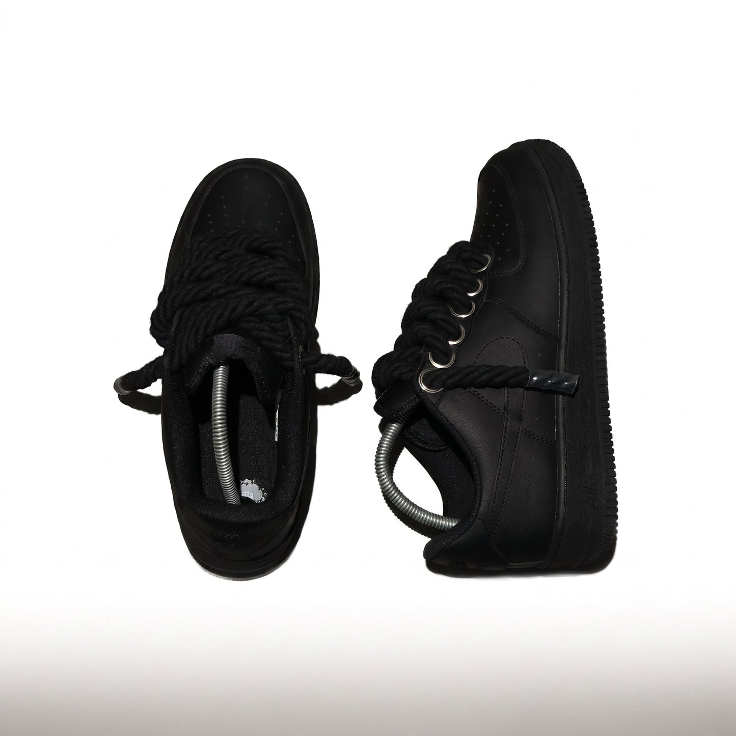 Custom Air Force 1 Black Rope Laces – BL4IR - BL4IR