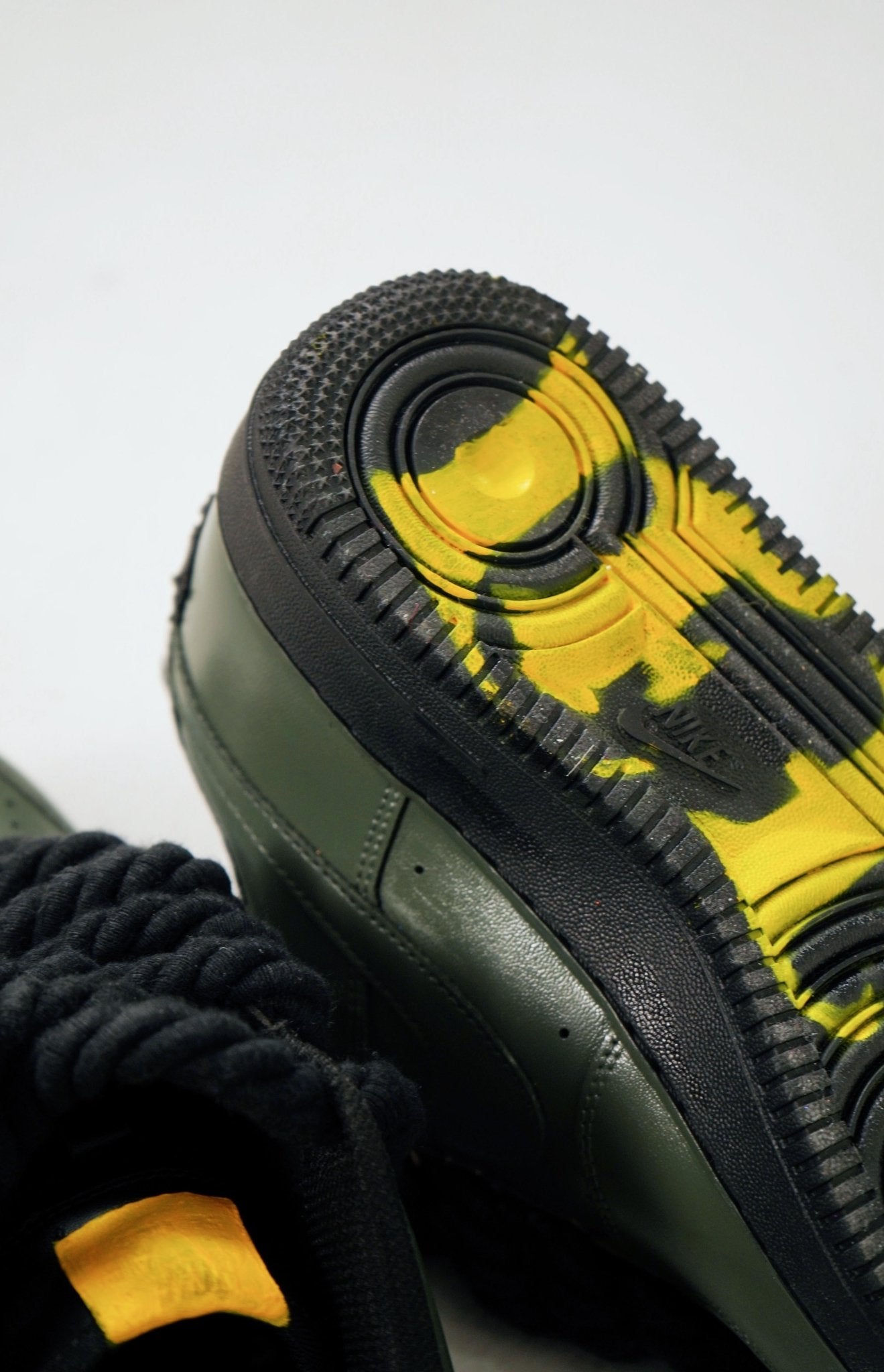 Custom Air Force 1 Olive Green Black Rope Laces – BL4IR - BL4IR