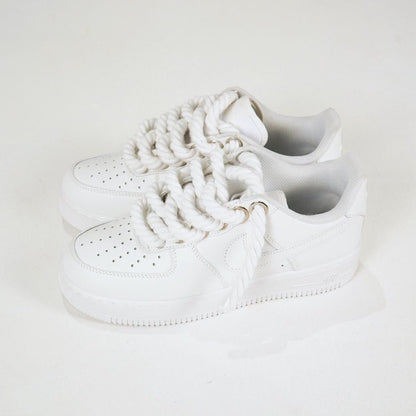 Custom Air Force 1 White Rope Laces – BL4IR - BL4IR