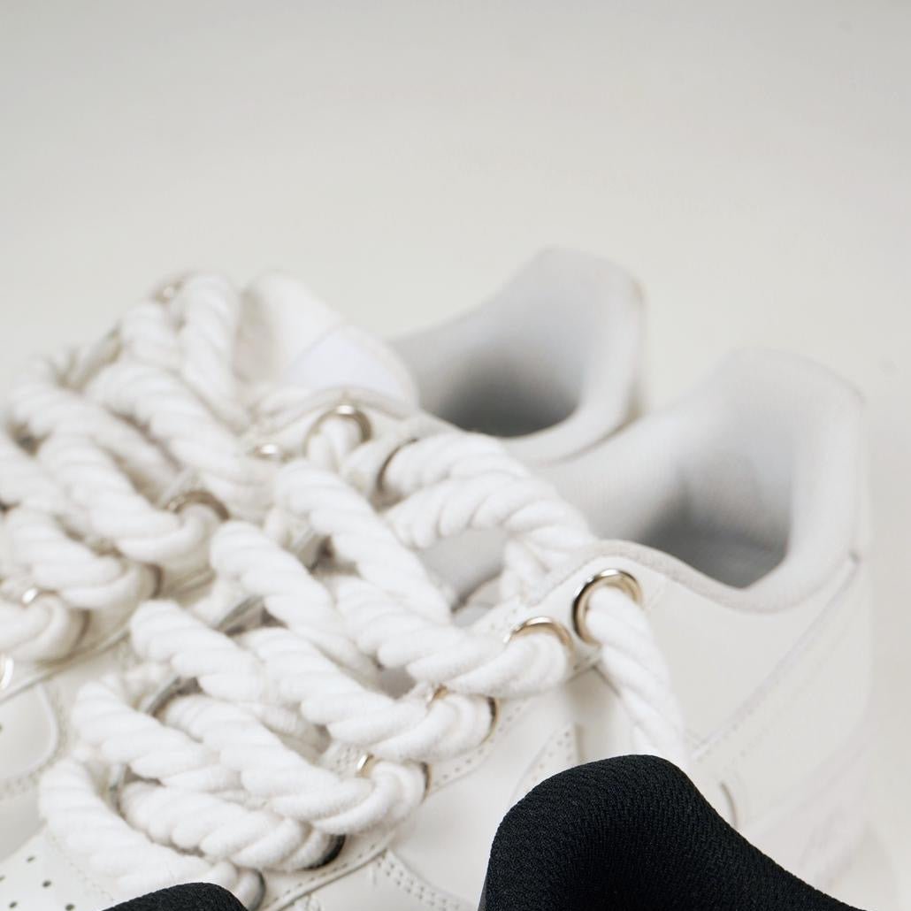 Custom Air Force 1 White Rope Laces – BL4IR - BL4IR