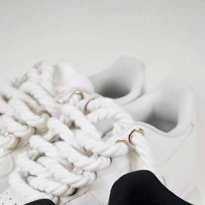 Custom Air Force 1 White Rope Laces – BL4IR - BL4IR