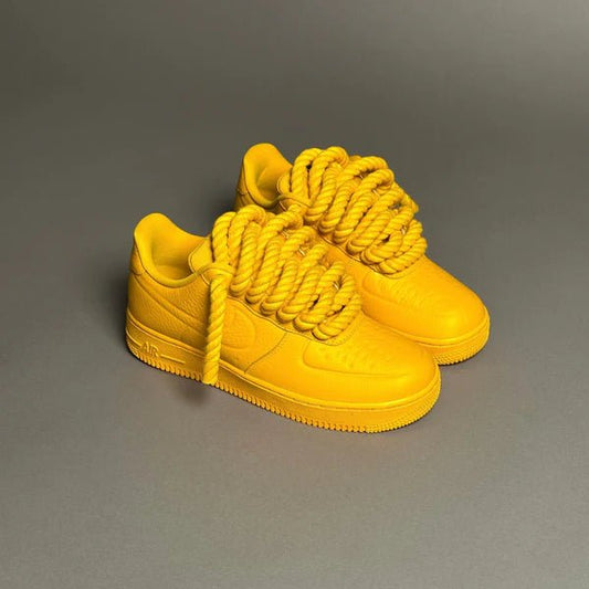 Nike Air Force 1 Unc Gold "Rope Laces Unc Gold" Waterproof V1 - Bl4ir